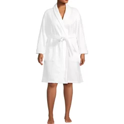 Women's Cotton Terry Knee Length Spa Bath Robe