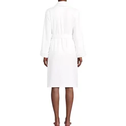 Women's Cotton Terry Knee Length Spa Bath Robe