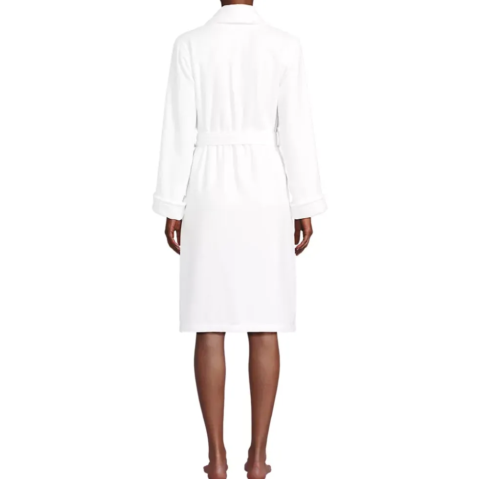 Women's Cotton Terry Knee Length Spa Bath Robe