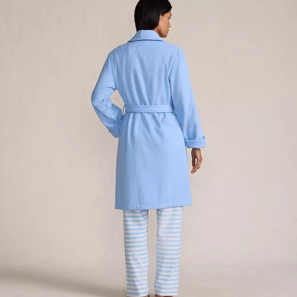 Women's Cotton Terry Knee Length Spa Bath Robe