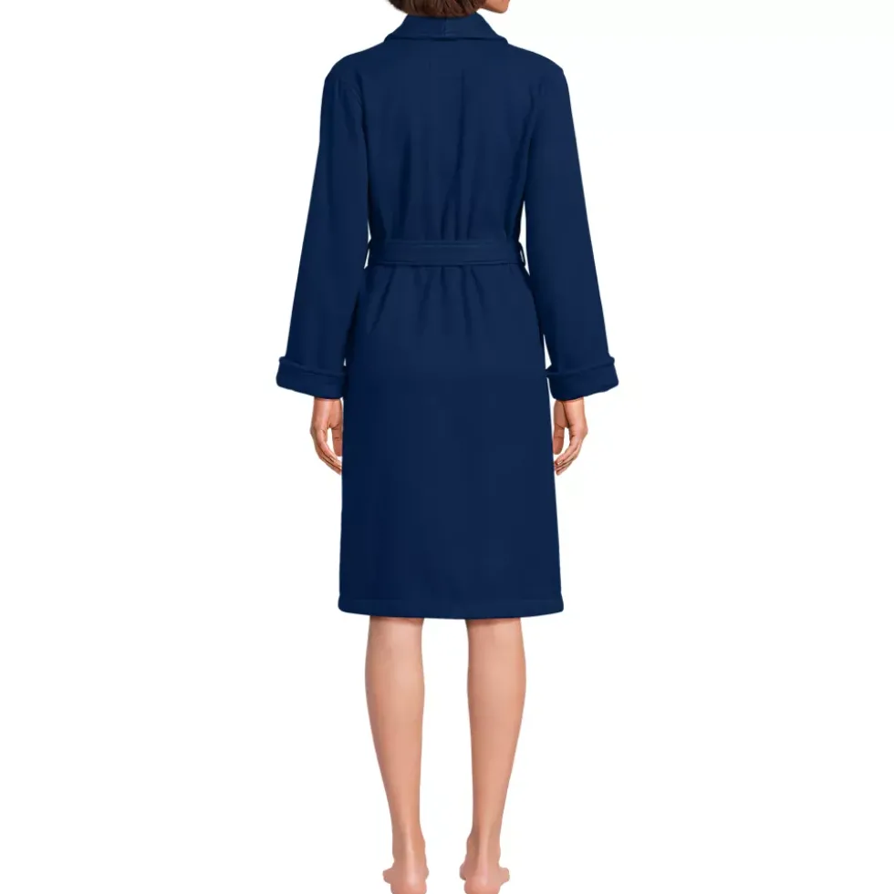 Women's Cotton Terry Knee Length Spa Bath Robe