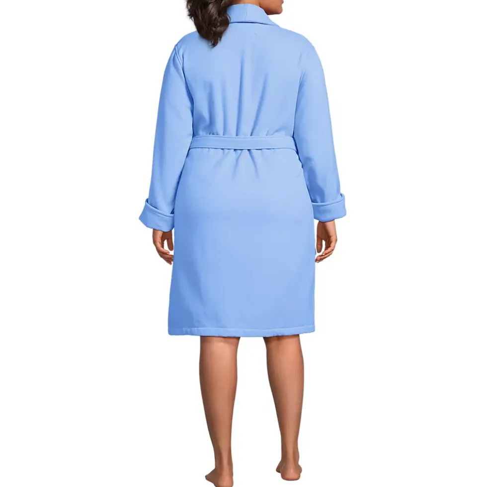 Women's Cotton Terry Knee Length Spa Bath Robe