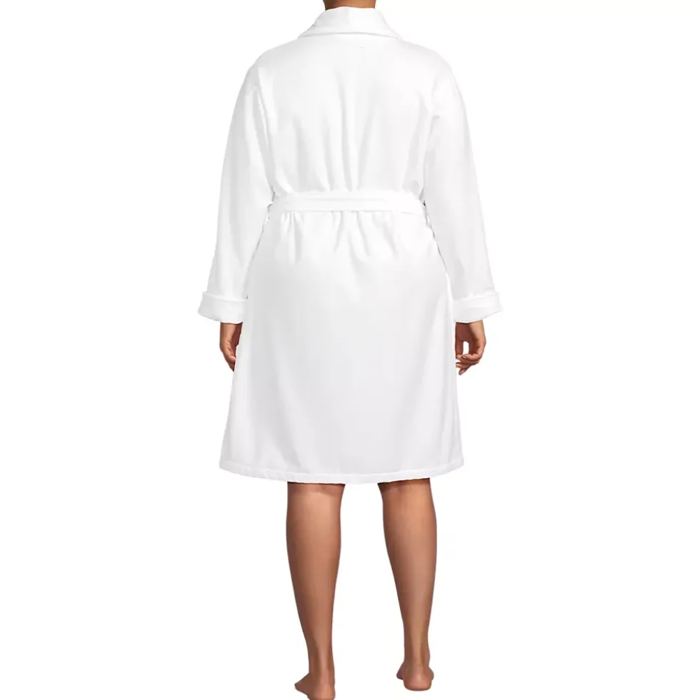 Women's Cotton Terry Knee Length Spa Bath Robe
