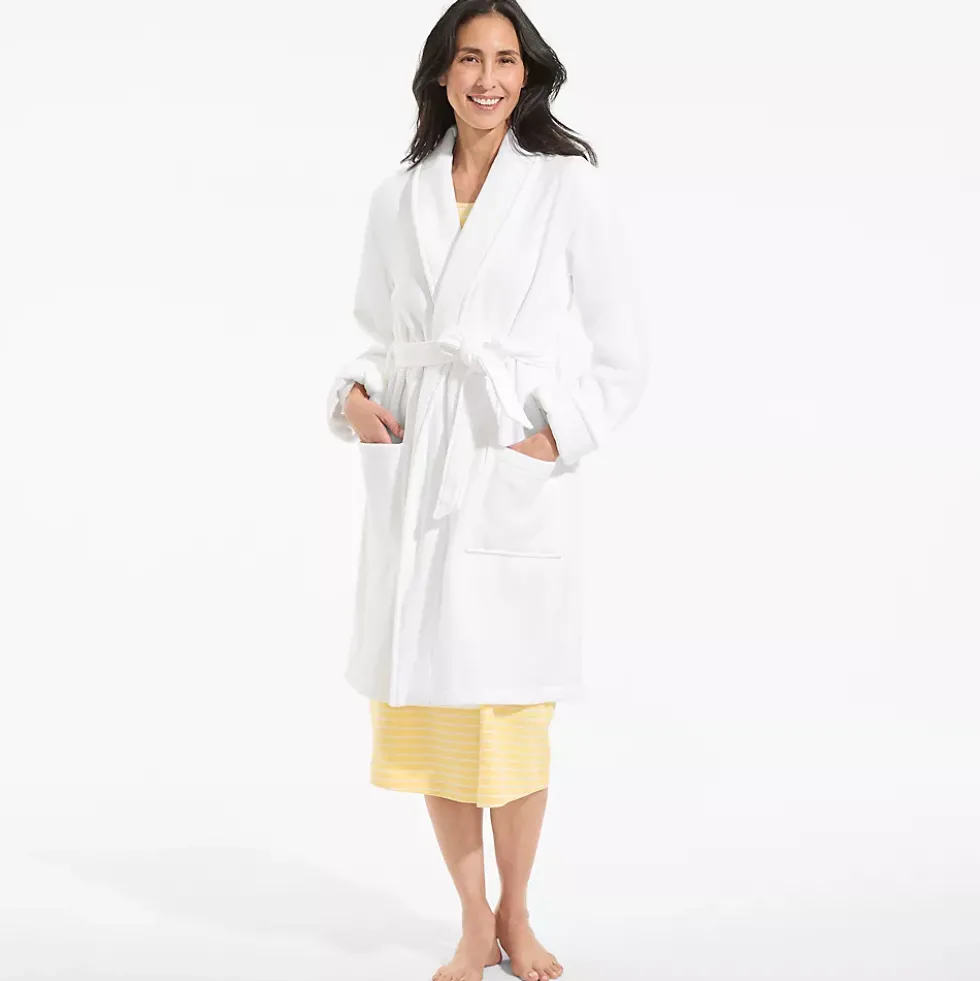 Women's Cotton Terry Knee Length Spa Bath Robe