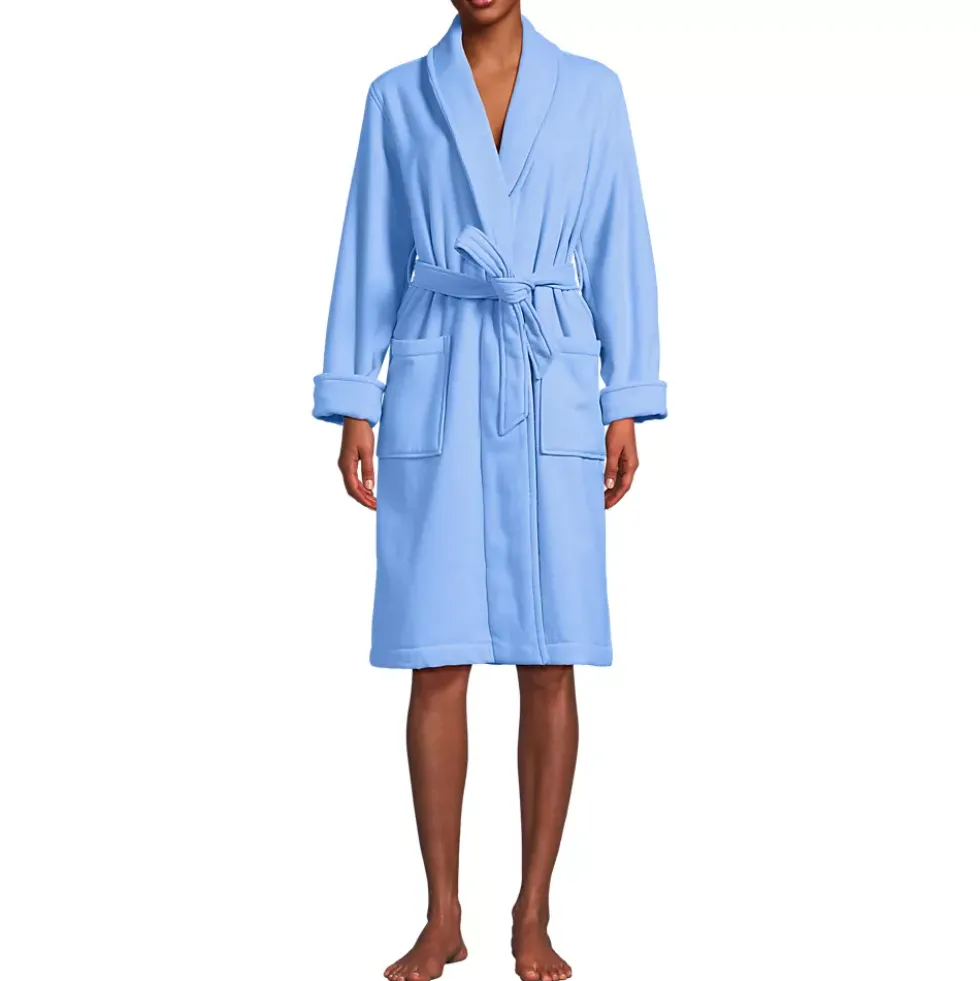 Women's Cotton Terry Knee Length Spa Bath Robe
