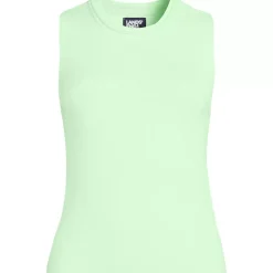 Women's Cotton Viscose Braided Neck Tank Sweater