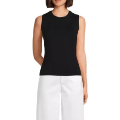 Women's Cotton Viscose Braided Neck Tank Sweater