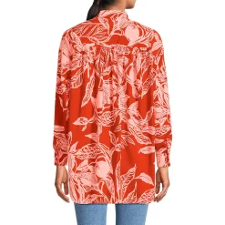 Women's Cotton Voile Billowy Oversized Shirt