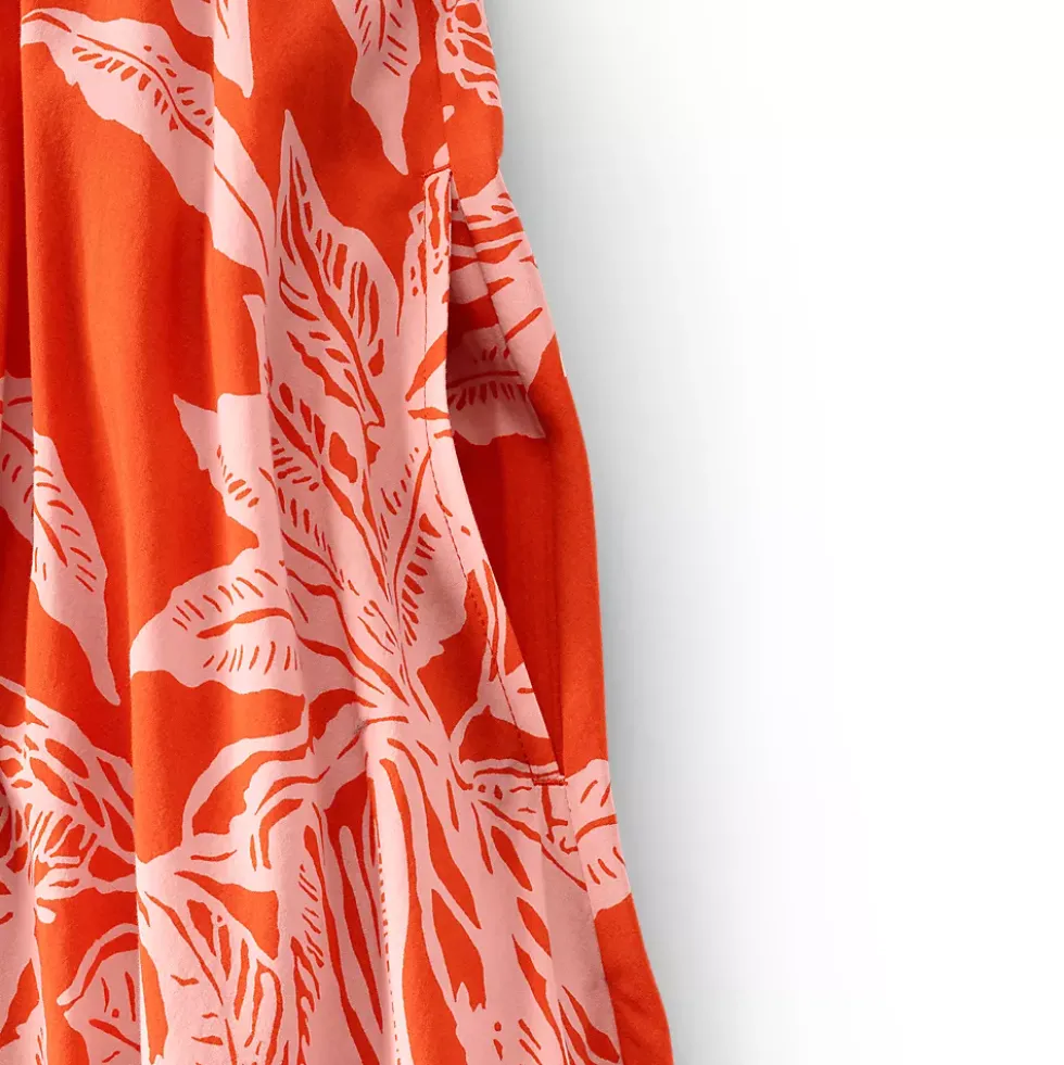 Women's Cotton Voile Vneck Tie Strap Maxi Dress