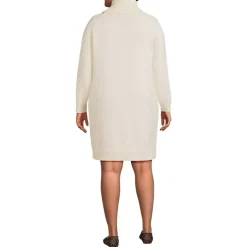 Women's Cozy Lofty Cowl Neck Sweater Dress