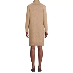 Women's Cozy Lofty Cowl Neck Sweater Dress
