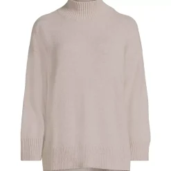 Women's Cozy Lofty Split Hem Turtleneck Sweater