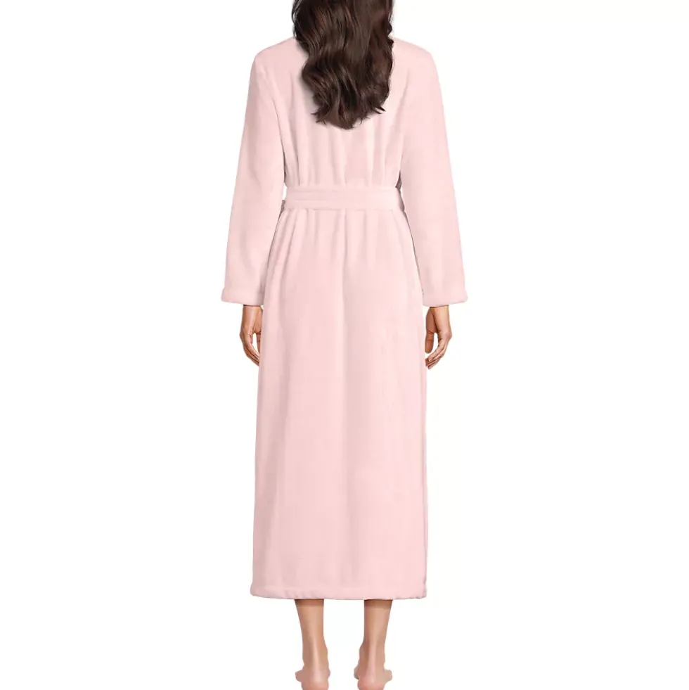 Women's Cozy Plush Long Wrap Robe