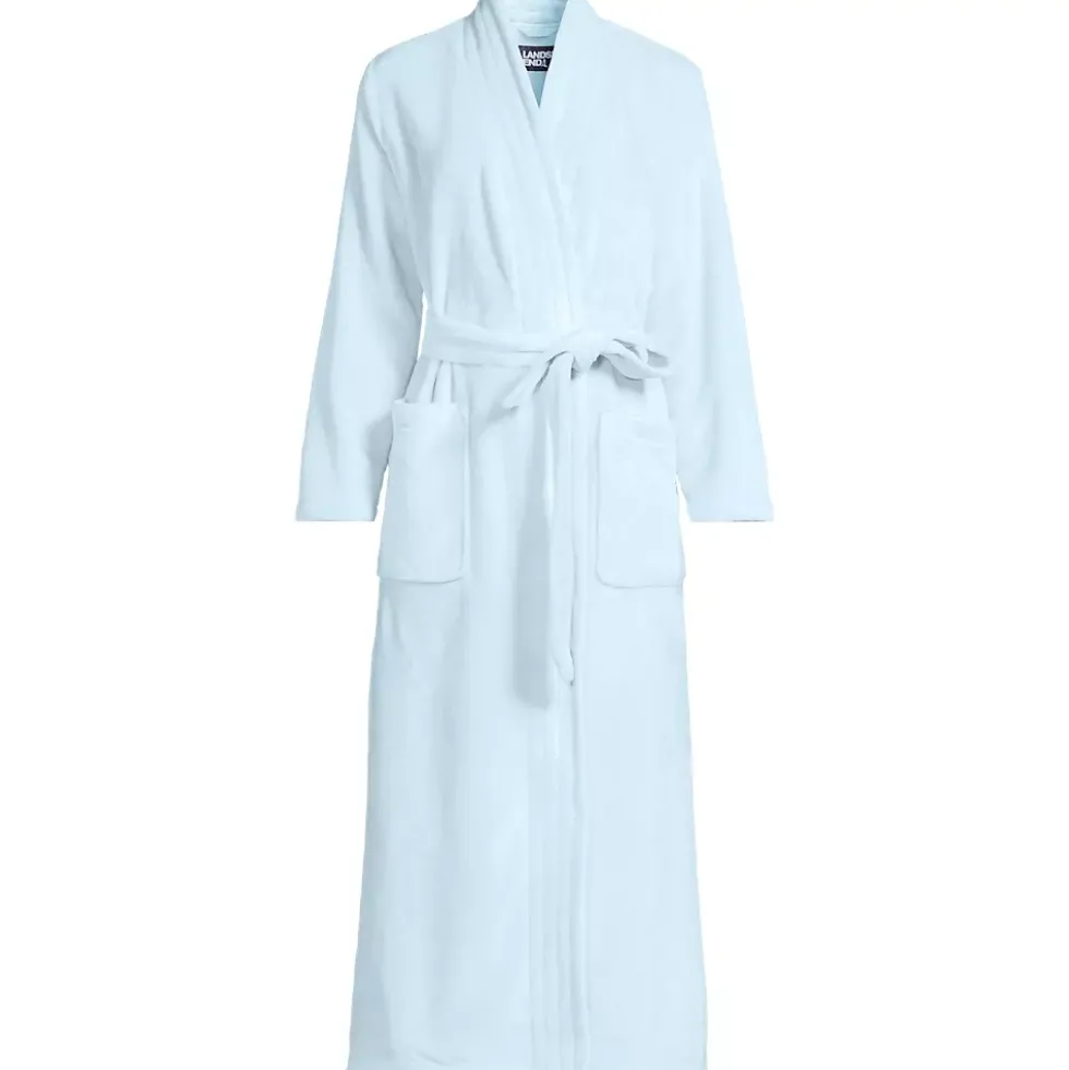 Women's Cozy Plush Long Wrap Robe