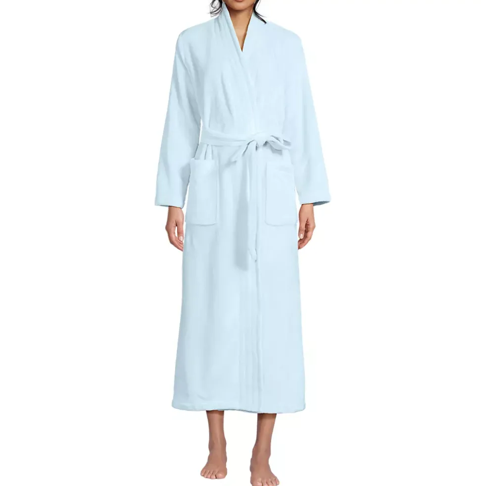 Women's Cozy Plush Long Wrap Robe