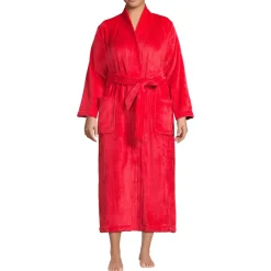Women's Cozy Plush Long Wrap Robe