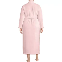 Women's Cozy Plush Long Wrap Robe