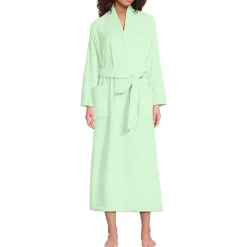 Women's Cozy Plush Long Wrap Robe