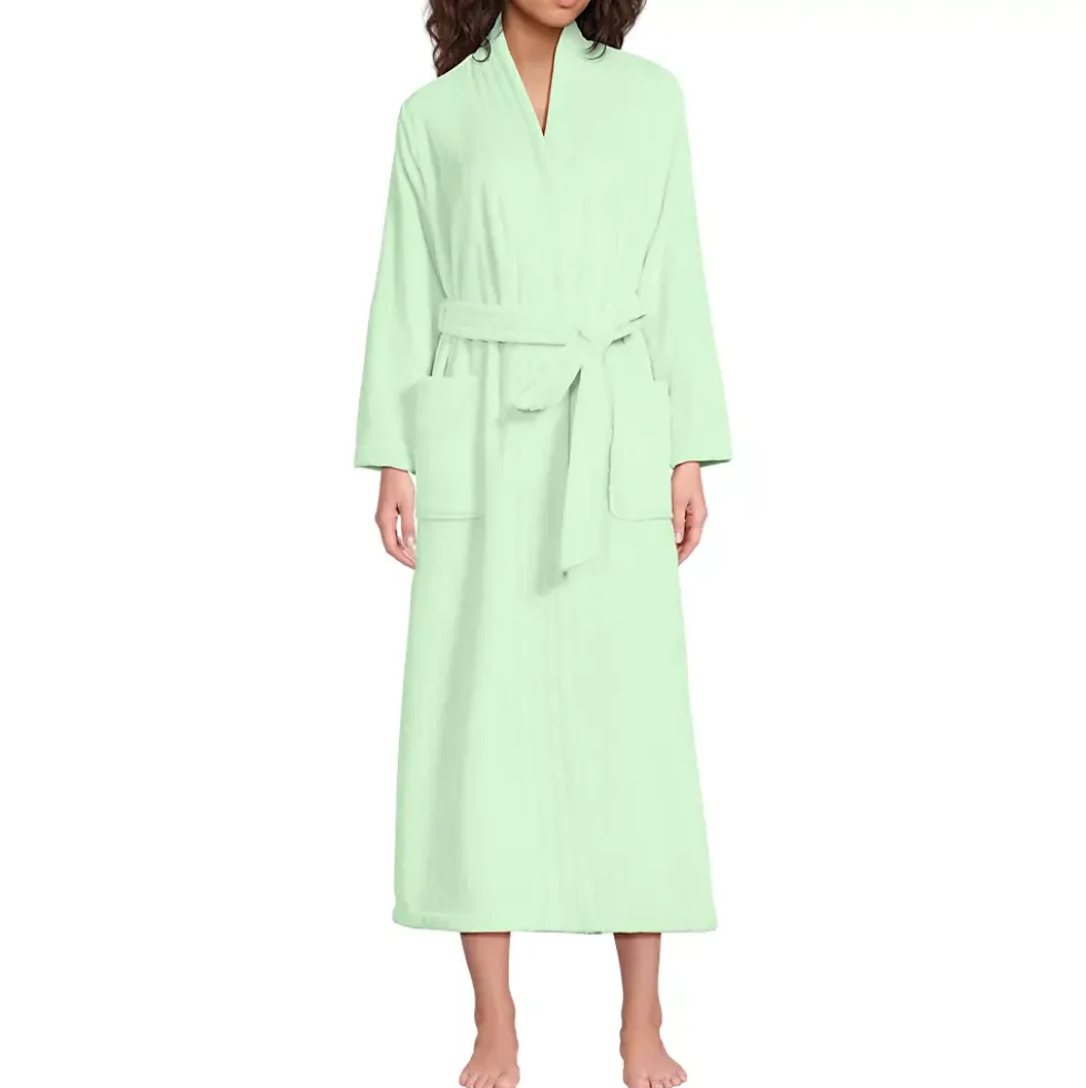 Women's Cozy Plush Long Wrap Robe