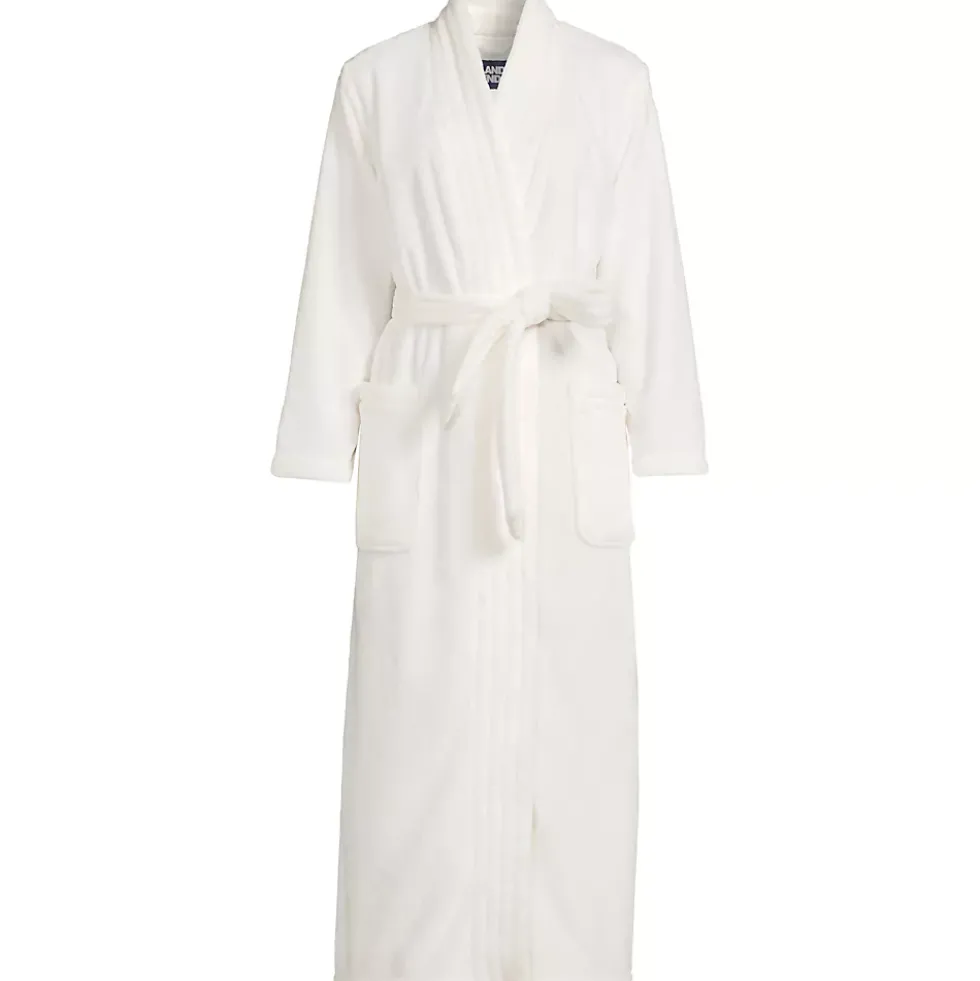 Women's Cozy Plush Long Wrap Robe