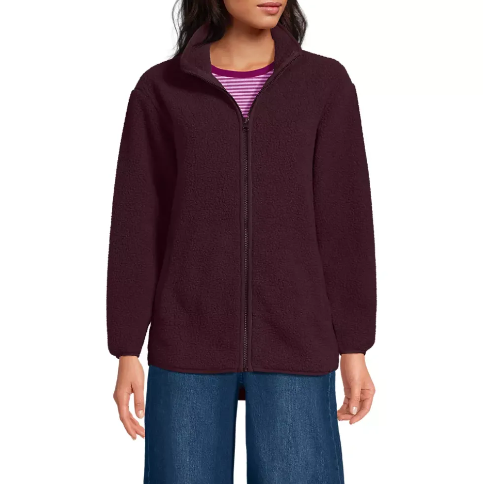 Women's Cozy Sherpa Full Zip Fleece Jacket