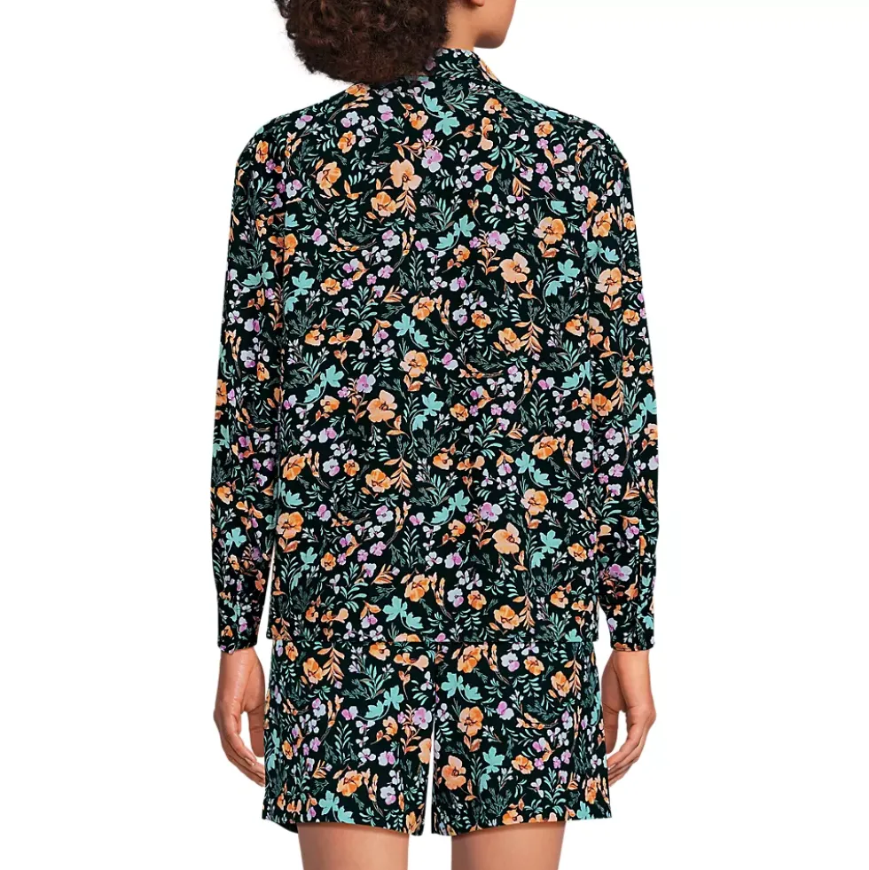 Women's Creaseless Long Sleeve Utility Top