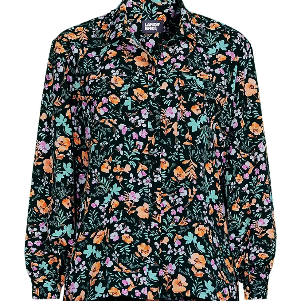 Women's Creaseless Long Sleeve Utility Top
