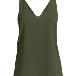 Women's Creaseless Vneck Sleeveless Top