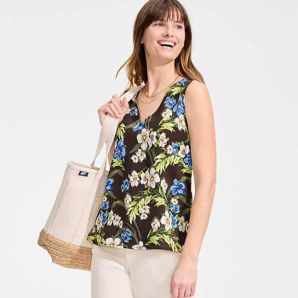 Women's Creaseless Vneck Sleeveless Top