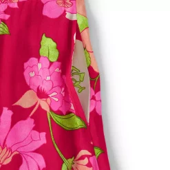 Women's Crepe Button Front Long Sleeve Midi Dress
