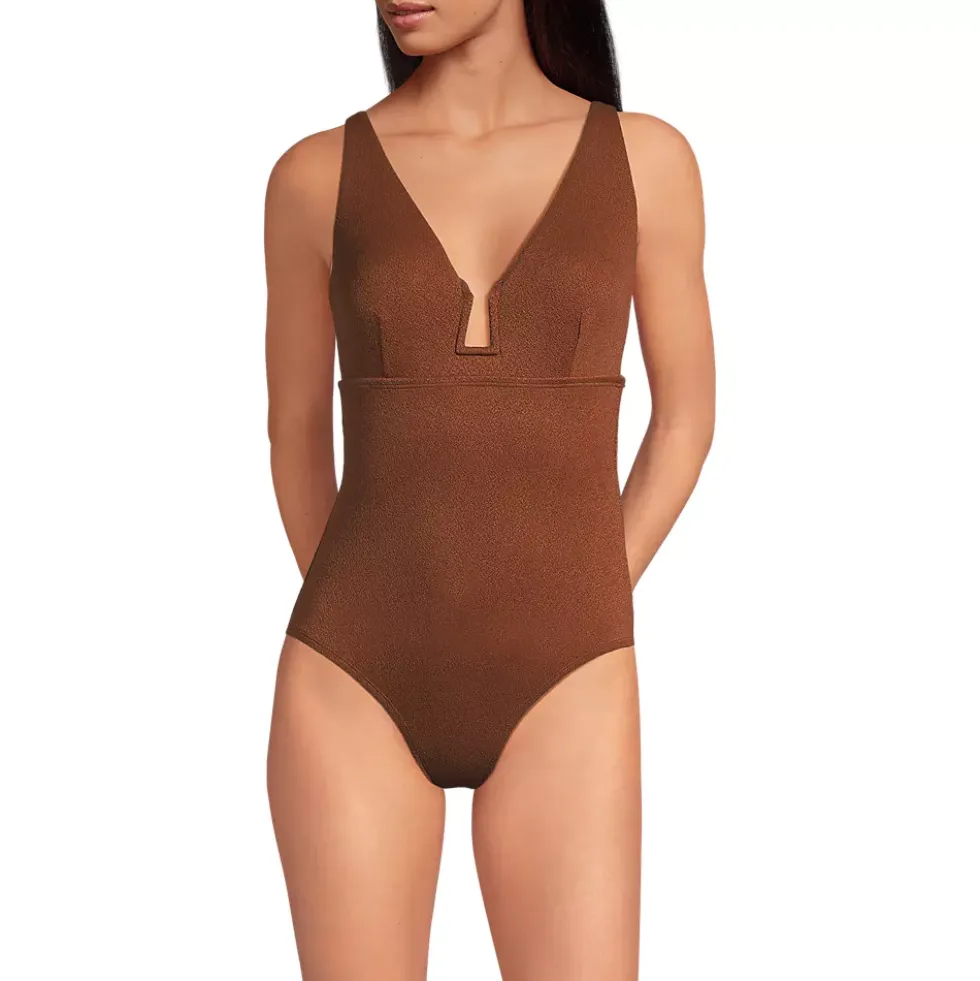 Women's Crepe Rectangular Wire One Piece