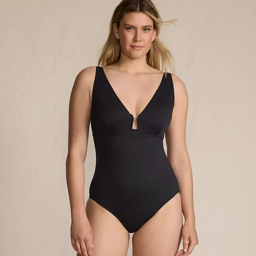 Women's Crepe Rectangular Wire One Piece