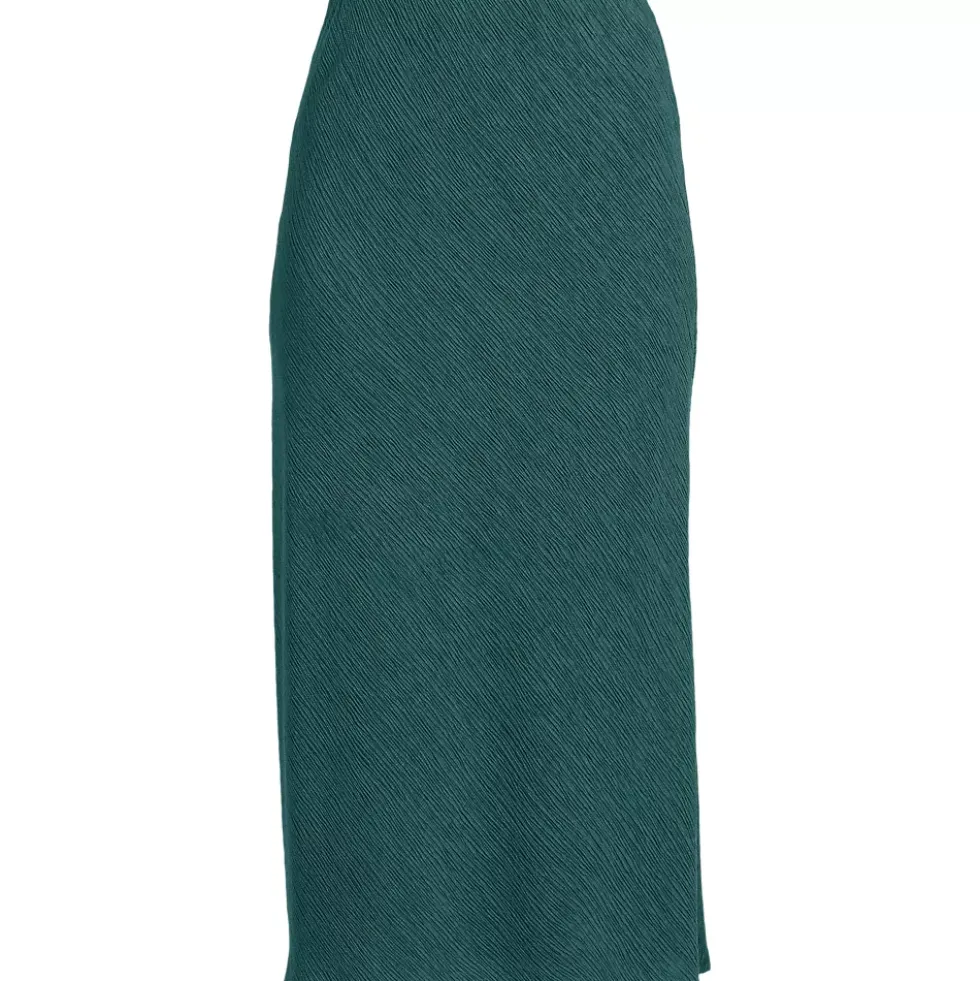 Women's Crinkle Midi Skirt