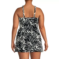 Women's Criss Cross Halter Tankini Top