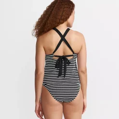 Women's Crochet High Neck Tankini Top