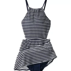 Women's Crochet Monokini Swim Dress Swimsuit
