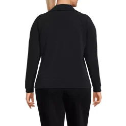 Women's Cupro Long Sleeve Half Zip Pullover