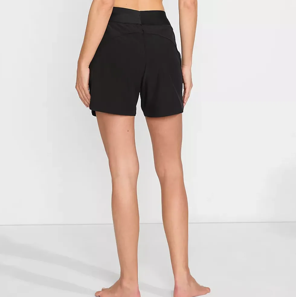 Women's Curvy Fit 5" Quick Dry Board Shorts Swim Shorts with Panty