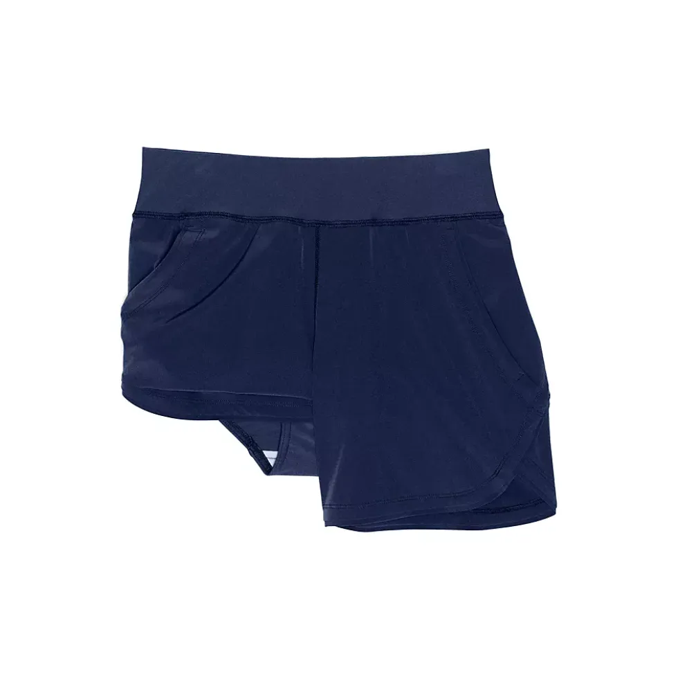 Women's Curvy Fit 5" Quick Dry Board Shorts Swim Shorts with Panty