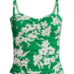 Women's D-Cup Bandeau Tankini Swimsuit Top