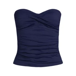Women's D-Cup Bandeau Tankini Swimsuit Top