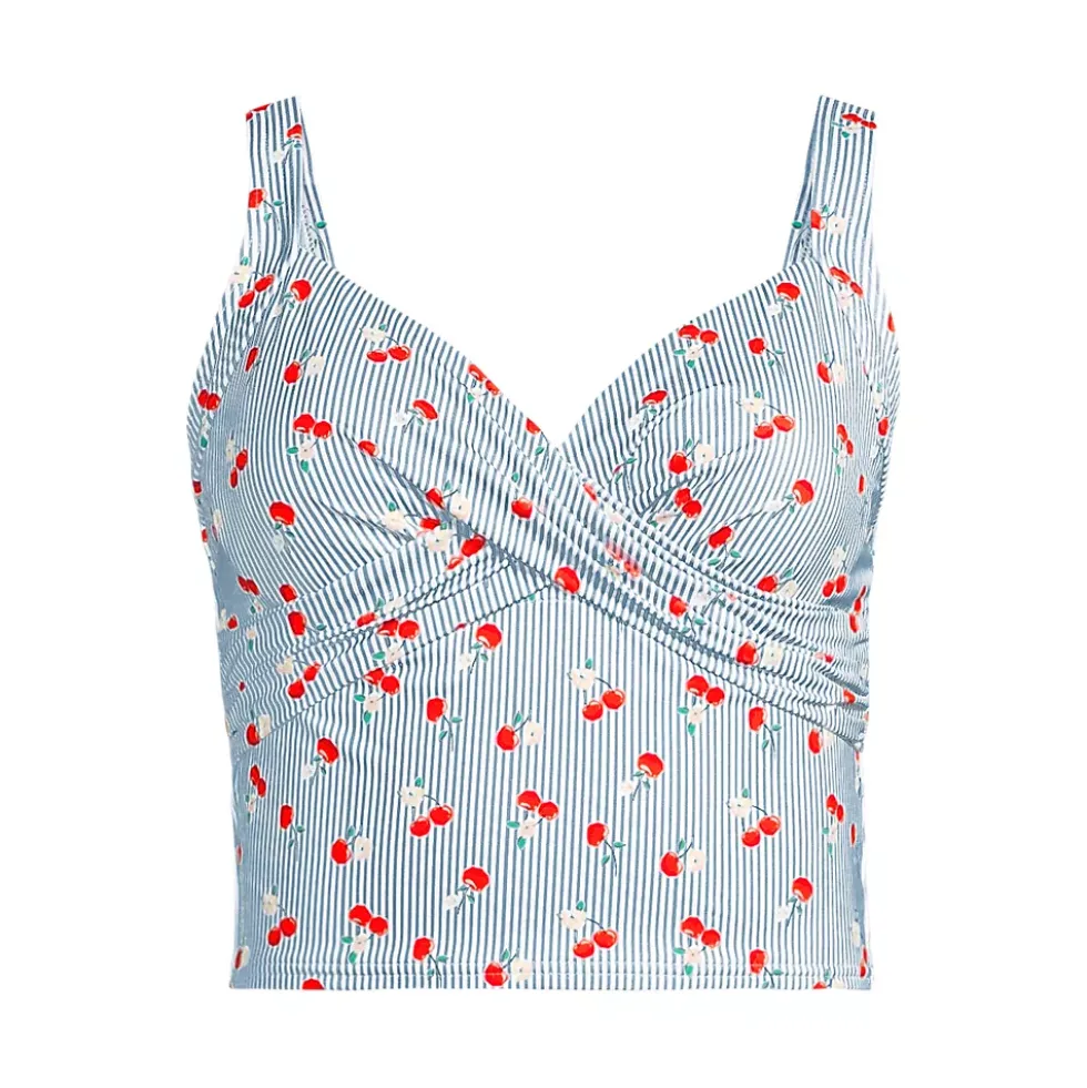 Women's DD-Cup Sweetheart Wrap Midkini Top
