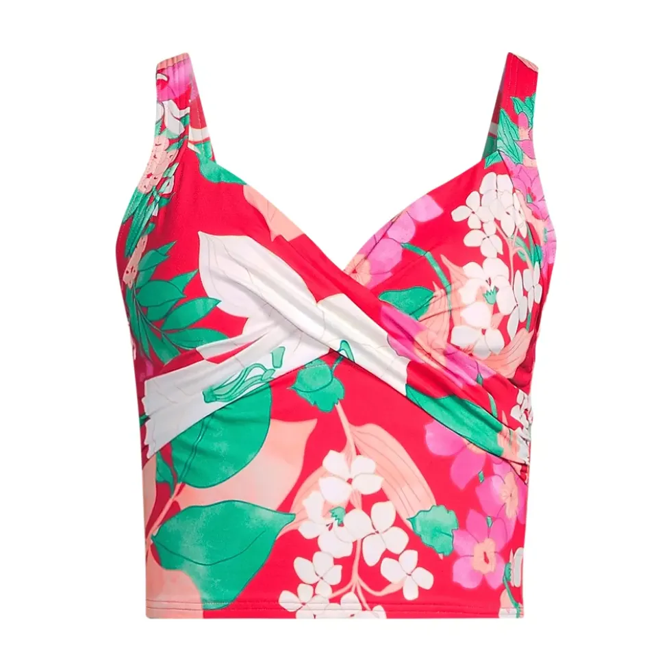 Women's DD-Cup Sweetheart Wrap Midkini Top