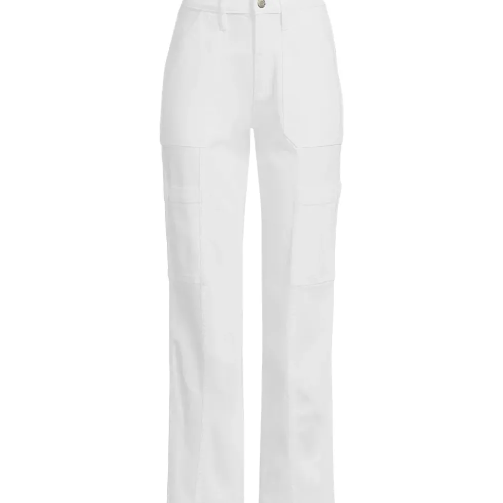 Women's Denim High Rise Utility Cargo Ankle Jeans