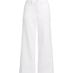 Women's Denim High Rise Wide Leg Crop Jeans