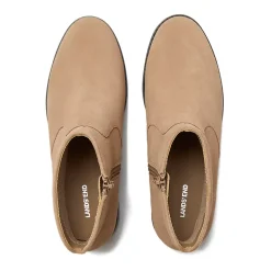 Women's Detailed Suede Zip Ankle Booties