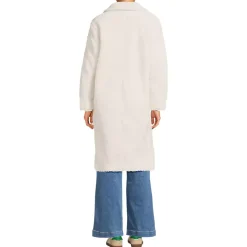 Women's Double Breasted Sherpa Fleece Coat