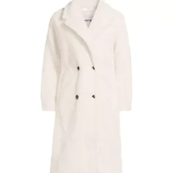 Women's Double Breasted Sherpa Fleece Coat