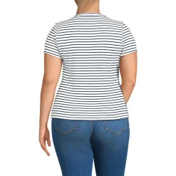 Women's Drapey Rib Fitted Short Sleeve Mini T-Shirt