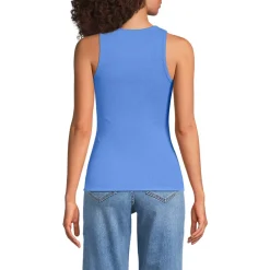 Women's Drapey Rib Fitted Tank Top